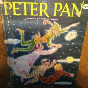 Peter Pan 1956 Adapted By Phoebe Wilson Illus. By Ruth Wood Pub Grosset & Dunlap